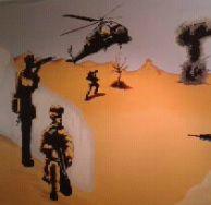 Army Hand Painted Wall Mural | www.madhattercreations.co.uk