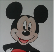 Mickey Mouse Hand Painyed Wall Mural | Mickey Mouse Wall Mural | Mickey Mouse, Donald Duck and Goofy Wall Mural