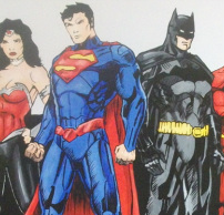 DC New 52 Hand Painted Canvas Art | Including Superman, Batman, The Flash, Wonder Woman, Green Lantern and Supergirl