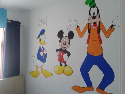 Mickey Mouse Wall Mural - Mickey Mouse Wall Murals Uk